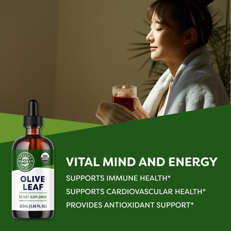 Organic Liquid Olive Leaf- 115ml