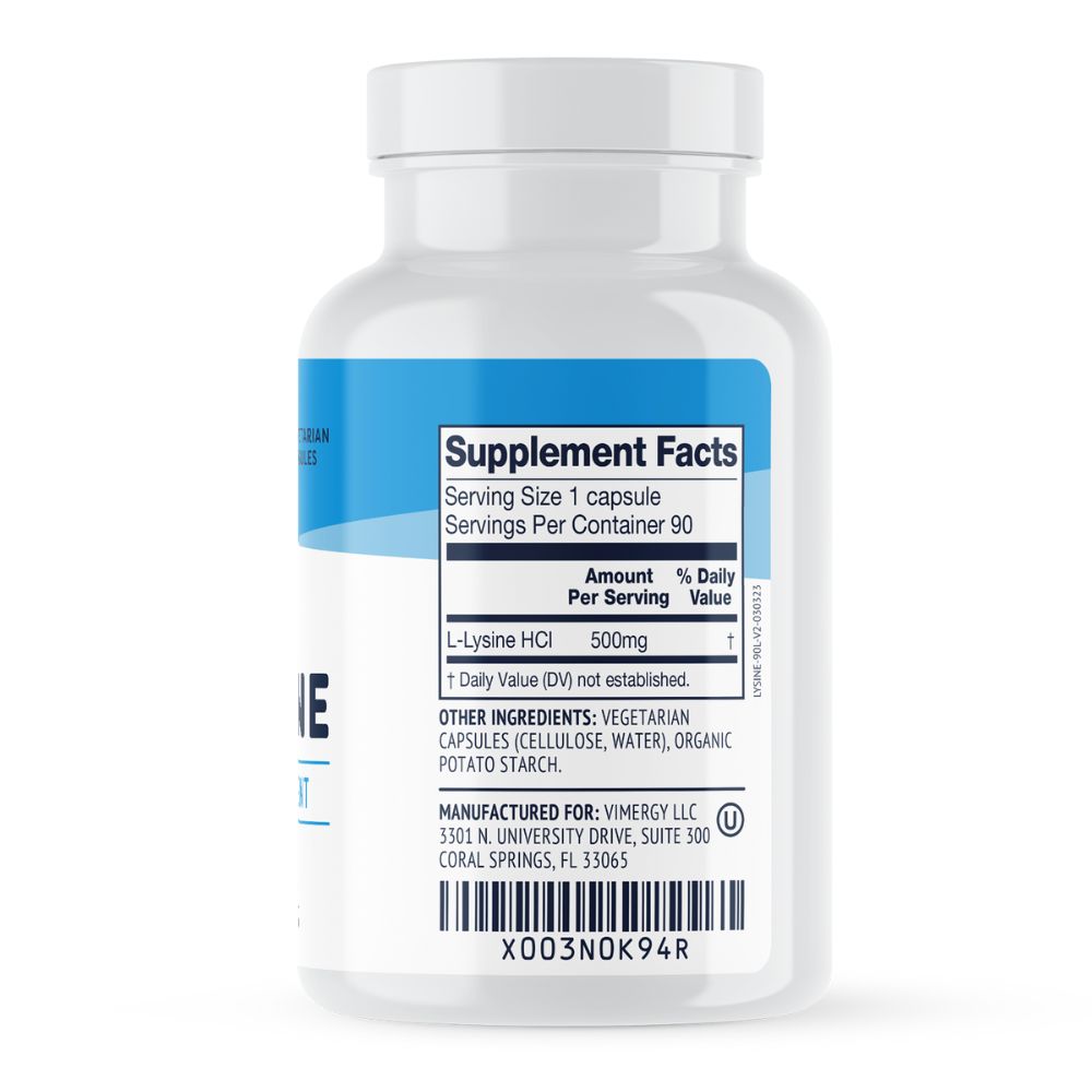 L-Lysine - 90 Capsules